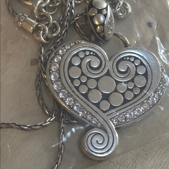 Brighton Reversible Silver Heart Pendant Necklace - Picture 5 of 6